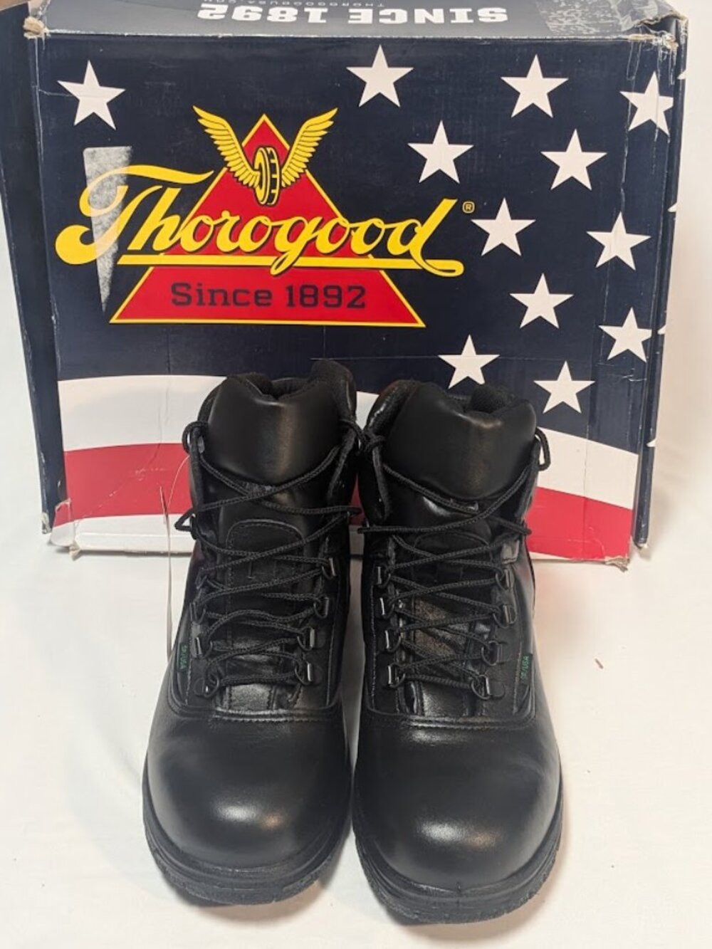 NWT Thorogood MEN 8.5 Cross Trainer 834-6874 6" USA-made USPS-certified soft toe